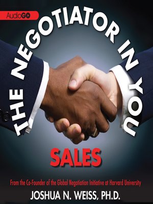 The Negotiator in You: Sales - Audiobook